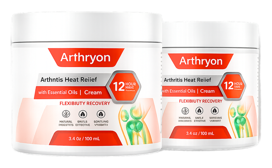 Two bottles of Arthryon Heat Relief Cream